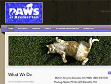 Tablet Screenshot of pawsofbremerton.org